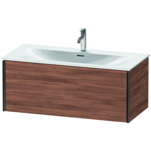 XViu Duravit vasque XV40350B279 101 x 39,7 x 48 cm, 2000 naturel, coulissant match1, noir mat