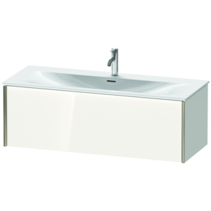 XViu Duravit vasque XV40360B122 121 x 39,7 x 48 cm, blanc brillant, 2000 , champagne mat