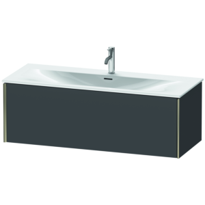 Duravit XViu vanity unit XV40360B149 121 x 39.7 x 48 cm, graphite matt, 2000 pull-out, champagne matt
