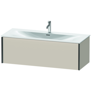 XViu Duravit vasque XV40360B291 121 x 39,7 x 48 cm, taupe mat, 2000 , noir mat