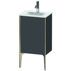 Duravit XViu Waschtisch-Unterschrank XV4068LB149 43x31x59,1cm, 1 Tür, champagner matt, links, graphit matt