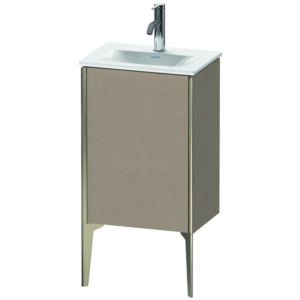 Duravit XViu Waschtisch-Unterschrank XV4068LB175 43x31x59,1cm, 1 Tür, champagner matt, links, leinen