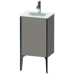 XViu Duravit vasque XV4068LB243 43x31x59,1cm, 2000 , noir mat, porte gauche, basalte mat