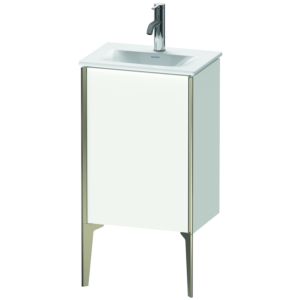 Duravit XViu vanity unit XV4068RB118 43x31x59.1cm, 2000 door, matt champagne, right, matt white