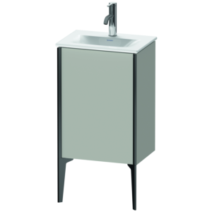Duravit XViu vanity unit XV4068RB207 43x31x59.1cm, 2000 door, matt black, door on the right, matt concrete gray