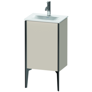 XViu Duravit vasque XV4068RB291 43x31x59,1cm, 2000 , noir mat, porte à droite, taupe mat