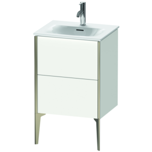 Duravit XViu Waschtisch-Unterschrank XV40690B118 51x42x59,1cm, 2 Auszüge, champagner matt, weiß matt