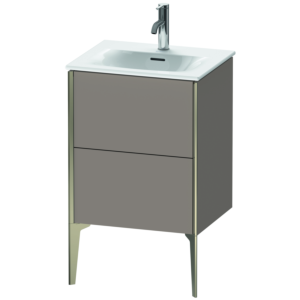 Duravit XViu Waschtisch-Unterschrank XV40690B143 51x42x59,1cm, 2 Auszüge, champagner matt, basalt matt