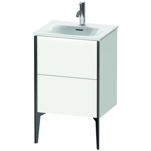 Duravit XViu vanity unit XV40690B218 51x42x59.1cm, 2 pull-outs, matt black, matt white
