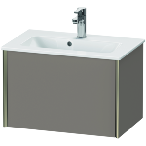 XViu Duravit vasque XV40780B143 61 x 40 x 39 cm, basalte mat, 2000 , suspendu, champagne mat