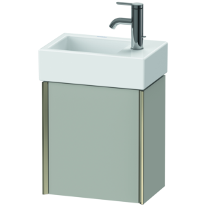 Duravit XViu vanity unit XV4230LB107 36.4x39.7x23.4 cm, left, concrete gray matt, 2000 door, champagne matt