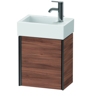 XViu Duravit vasque XV4230LB279 36,4 x 39,7 x 23,4 cm, gauche, 2000 naturel, porte match1, noir mat