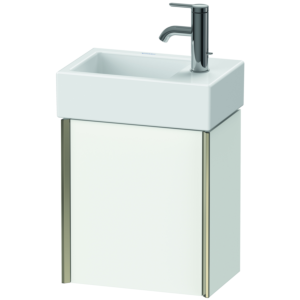 XViu Duravit vasque XV4230RB118 36,4x39,7x23,4 cm, droite, blanc mat, 2000 , champagne mat