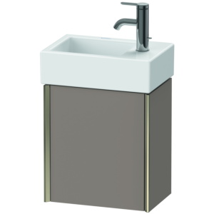 Duravit XViu Waschtisch-Unterschrank XV4230RB143 36,4x39,7x23,4 cm, rechts, basalt matt, 1 Tür, champagner matt