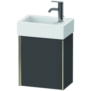 Duravit XViu Waschtisch-Unterschrank XV4230RB149 36,4x39,7x23,4 cm, rechts, graphit matt, 1 Tür, champagner matt