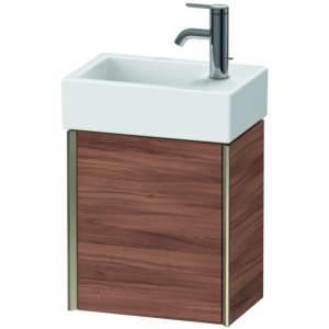 XViu Duravit vasque XV4230RB179 36,4x39,7x23,4 cm, droite, 2000 naturel, porte match1, champagne mat