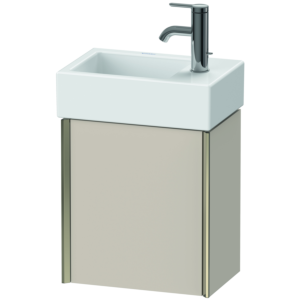 Duravit XViu vanity unit XV4230RB191 36.4x39.7x23.4 cm, right, matt taupe, 2000 door, matt champagne