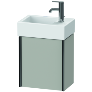 Duravit XViu Waschtisch-Unterschrank XV4230RB207 36,4 x 39,7 x 23,4 cm, rechts, betongrau matt, 1 Tür, schwarz matt
