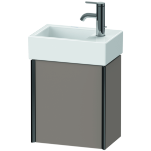 Duravit XViu vanity unit XV4230RB243 36.4 x 39.7 x 23.4 cm, right, matt basalt, 2000 door, matt black