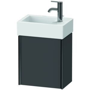 Duravit XViu vanity unit XV4230RB249 36.4 x 39.7 x 23.4 cm, right, matt graphite, 2000 door, matt black