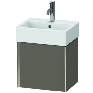 Duravit XViu Waschtisch-Unterschrank XV4231LB190 43,4x33,4x39,7cm, champagner matt, Tür links, flannel grey seidenmatt