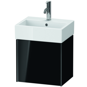 XViu Duravit vasque XV4231LB240 43,4x33,4x39,7cm, noir mat, gauche, noir brillant