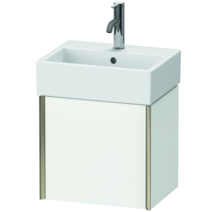 Duravit XViu Waschtisch-Unterschrank XV4231RB118 43,4x33,4x39,7cm, champagner matt, Tür rechts, weiß matt