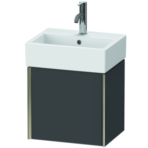 Duravit XViu Waschtisch-Unterschrank XV4231RB149 43,4x33,4x39,7cm, champagner matt, Tür rechts, graphit matt