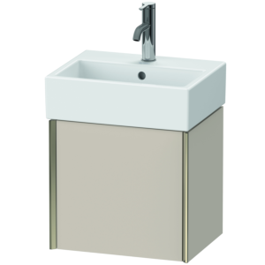 Duravit XViu vanity unit XV4231RB191 43.4x33.4x39.7cm, matt champagne, door on the right, matt taupe