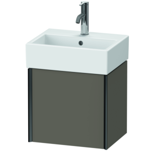 Duravit XViu Waschtisch-Unterschrank XV4231RB290 43,4x33,4x39,7cm, schwarz matt, rechts, flannel grey seidenmatt