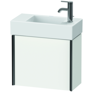 Duravit XViu vanity unit XV4232LB218 48.4 x 39.7 x 23.4 cm, left, matt white, 2000 door, matt black