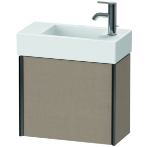 XViu Duravit vasque XV4232LB275 48,4 x 39,7 x 23,4 cm, gauche, lin, 2000 , noir mat