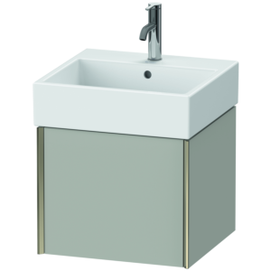 Duravit XViu vanity unit XV42330B107 48.4 x 39.7 x 45.4 cm, concrete gray matt, 2000 pull-out, champagne matt