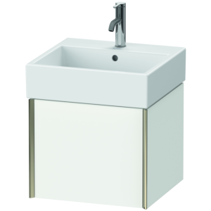 Duravit XViu Waschtisch-Unterschrank XV42330B118 48,4 x 39,7 x 45,4 cm, weiß matt, 1 Auszug, champagner matt