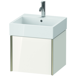 Duravit XViu Waschtisch-Unterschrank XV42330B185 48,4 x 39,7 x 45,4 cm, weiß hochglanz, 1 Auszug, champagner matt