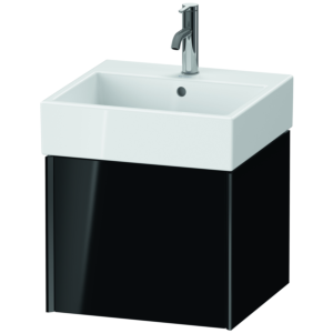 Duravit XViu vanity unit XV42330B240 48.4 x 39.7 x 45.4 cm, black high gloss, 2000 pull-out, black matt