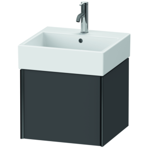 Duravit XViu Waschtisch-Unterschrank XV42330B249 48,4 x 39,7 x 45,4 cm, graphit matt, 1 Auszug, schwarz matt