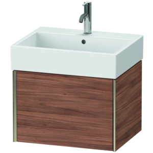 Duravit XViu Waschtisch-Unterschrank XV42340B179 58,4 x 39,7 x 45,4 cm, nussbaum natur, 1 Auszug, champagner matt