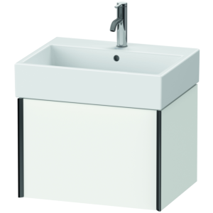 Duravit XViu vanity unit XV42340B218 58.4 x 39.7 x 45.4 cm, matt white, 2000 pull-out, matt black