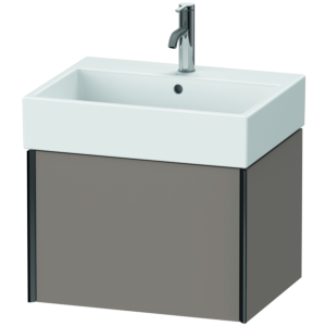 Duravit XViu vanity unit XV42340B243 58.4 x 39.7 x 45.4 cm, basalt matt, 2000 pull-out, black matt