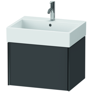 Duravit XViu vanity unit XV42340B249 58.4 x 39.7 x 45.4 cm, graphite matt, 2000 pull-out, black matt
