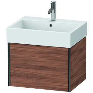 XViu Duravit vasque XV42340B279 58,4 x 39,7 x 45,4 cm, 2000 naturel, coulissant match1, noir mat