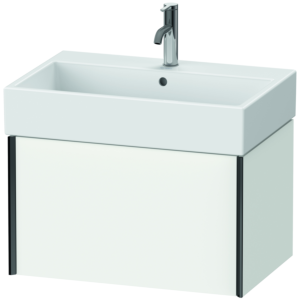 Duravit XViu vanity unit XV42350B218 68.4 x 39.7 x 45.4 cm, matt white, 2000 pull-out, matt black