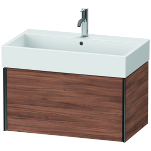 XViu Duravit vasque XV42360B279 78,4 x 39,7 x 45,4 cm, 2000 naturel, coulissant match1, noir mat