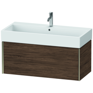 Duravit XViu vanity unit XV42370B121 98.4 x 39.7 x 45.4 cm, dark 2000 , match1 pull-out, matt champagne