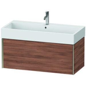 XViu Duravit vasque XV42370B179 98,4 x 39,7 x 45,4 cm, 2000 naturel, coulissant match1, champagne mat