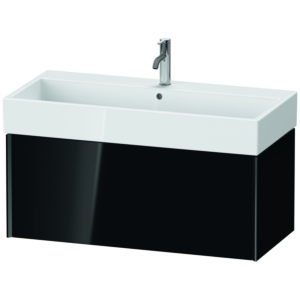 Duravit XViu vanity unit XV42370B240 98.4 x 39.7 x 45.4 cm, black high gloss, 2000 pull-out, black matt