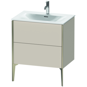XViu Duravit vasque XV43010B191 71 x 59, match1 x 48 cm, taupe mat, 2 2000