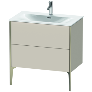 Duravit XViu vanity unit XV43020B191 81 x 59, match1 x 48 cm, matt taupe, 2 2000