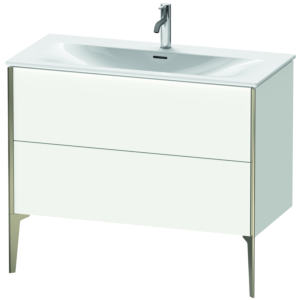 XViu Duravit vasque XV43030B118 101 x 59, 2000 x 48 cm, match1 mat, 2 blanc